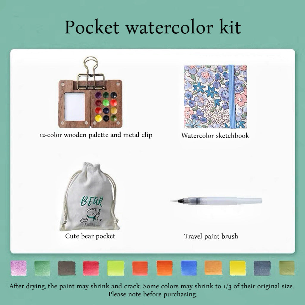 Velourart Watercolor Pocket Kit